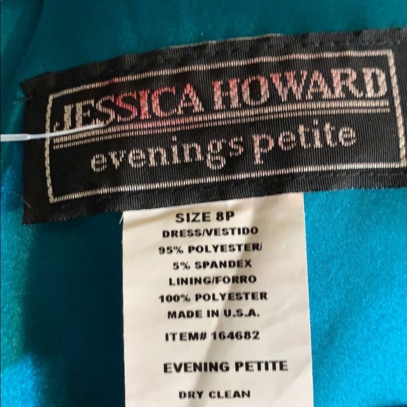 🌟HOST PICK✨Jessica Howard Formal Midi Dress Teal EUC - Picture 8 of 8